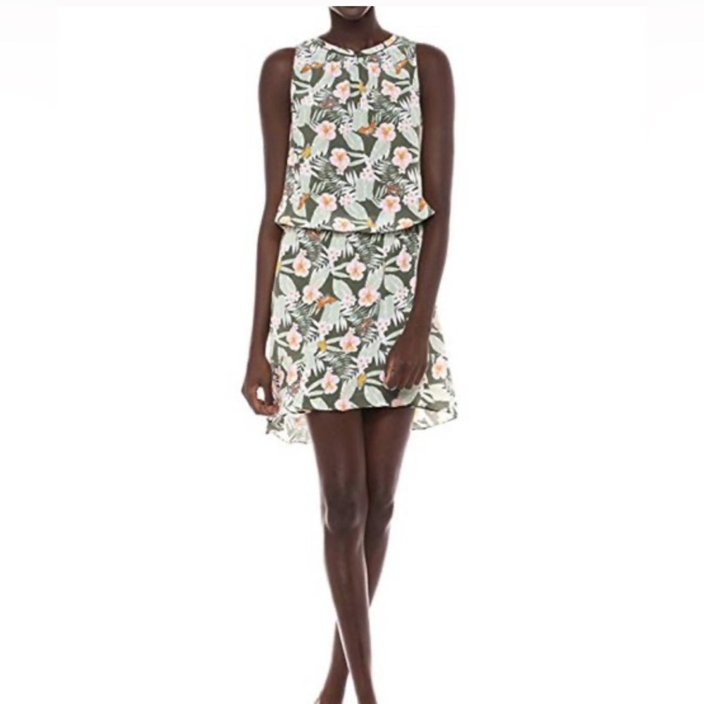 Joie Green Butterfly/ Jungle Silk Dress